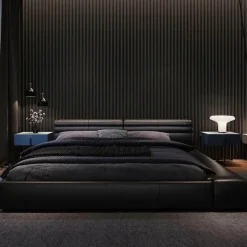 Arnuad Bett – Modernes gepolstertes Plattformbett