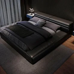 Arnuad Bett – Modernes gepolstertes Plattformbett