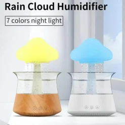 Aromatherapie-Diffusorlampe – Entspannendes Wolkenregenlicht