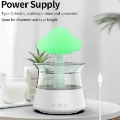 Aromatherapie-Diffusorlampe – Entspannendes Wolkenregenlicht