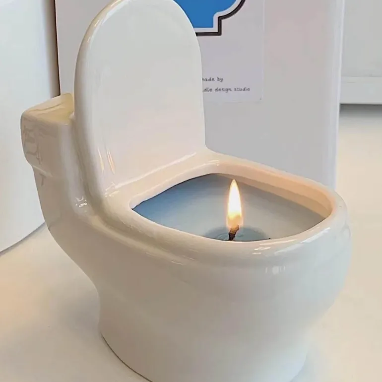 Aromatherapie-Toilettenkerze – Lustige Duftkerze