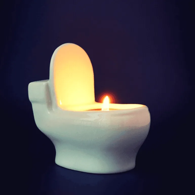 Aromatherapie-Toilettenkerze – Lustige Duftkerze