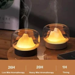 Aromatherapy Diffuser Lamp - Mountain View Design