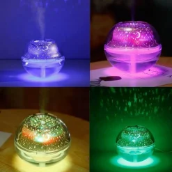 Aromatherapy Diffuser with Colorful Sky Lamp - Humidifier Night Light