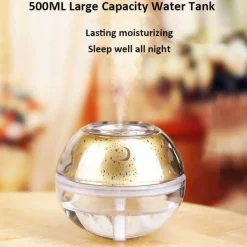 Aromatherapy Diffuser with Colorful Sky Lamp - Humidifier Night Light