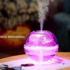 Aromatherapy Diffuser with Colorful Sky Lamp - Humidifier Night Light