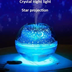 Aromatherapy Diffuser with Colorful Sky Lamp - Humidifier Night Light