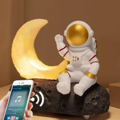 Astronaut Bluetooth Lautsprecherlampe - Cosmic Sound Nachtlicht Dekor