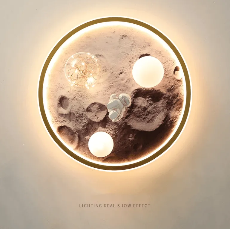 Astronaut LED Deckenleuchte - Mondlicht