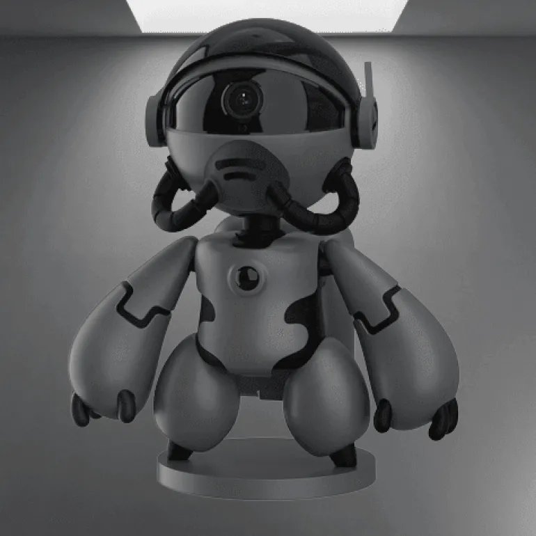 Astronauten-Überwachungskamera – Space Guardian Design