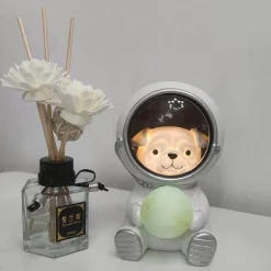 Astronauten-LED-Nachtlicht – süßes Haustier-Dekor für Kinder