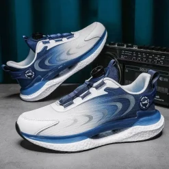 Atmungsaktive Sneakers mit automatischer Schnürung – Kreative, bequeme Schuhe