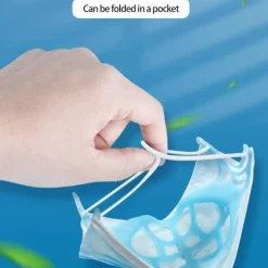 Atmungsaktiver 3D-Gesichtsmaskenfilter aus Silikon – komfortabler Luftstromschutz