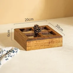 Aufbewahrungsbox aus Walnussholz – Eleganter Organizer aus Holz