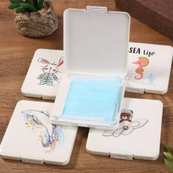 Aufbewahrungsbox für Cartoon-Masken – süßer Organizer für Masken