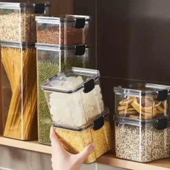 Aufbewahrungsbox für die Küche – Organisieren Sie den Vorratsbehälter für die Speisekammer zu Hause