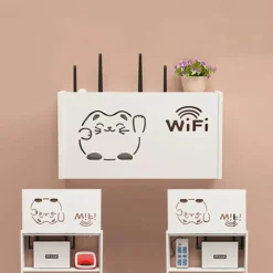 Aufbewahrungsbox für WLAN-Router und TV-Set-Top-Box-Rack, Power Organizer