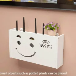 Aufbewahrungsbox für WLAN-Router und TV-Set-Top-Box-Rack, Power Organizer