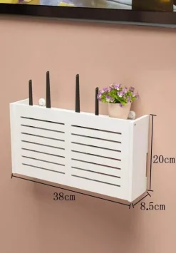 Aufbewahrungsbox für WLAN-Router und TV-Set-Top-Box-Rack, Power Organizer