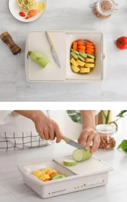 Aufbewahrungskorb für Schneidebretter – Multifunktionaler Küchen-Organizer