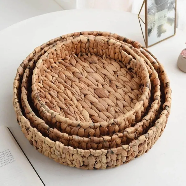 Aufbewahrungskörbe aus natürlichem Rattan – Cora-Kollektion