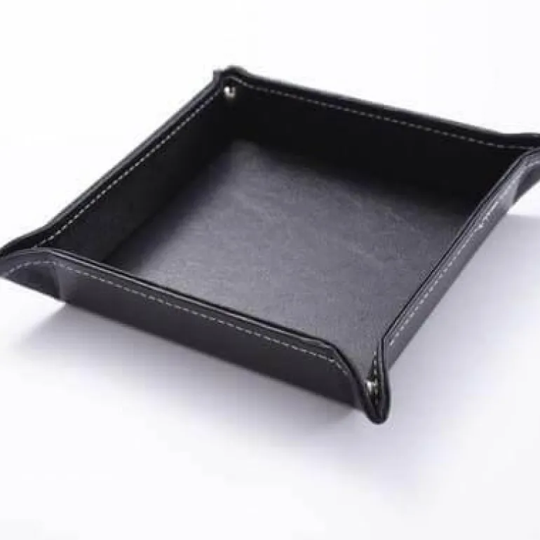 Aufbewahrungsschalen aus Leder – Mehrzweck-Organizerbehälter im japanischen Stil