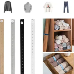 Aufbewahrungstaschen mit Gummiband – Kleider-Organizer für Schals, Hemden und Hosen