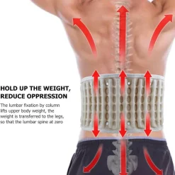 Aufblasbarer Lendenstützgürtel mit Massagegerät – Hilfe zur Linderung von Rückenschmerzen