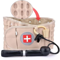 Aufblasbarer Lendenstützgürtel mit Massagegerät – Hilfe zur Linderung von Rückenschmerzen