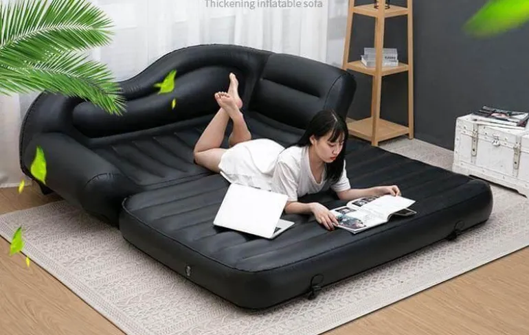 Aufblasbares Doppel-Liegesofa – Bequeme Lazy Couch für den Heimgebrauch