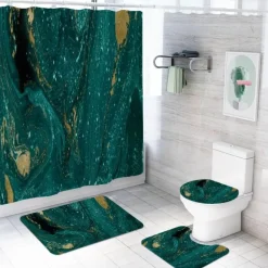 Aurora Duschvorhang-Set – Elegantes Badezimmerdekor