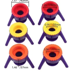 Auslaufsichere Kronkorkenständer - 6er-Pack