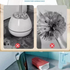 Auslaufsichere Toilettenbürste – flexibles, gründlich reinigendes Badezimmerwerkzeug