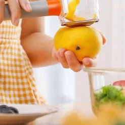 Auslaufsicherer Gemüse- und Obstschäler – Einfache Aufbewahrungslösung für die Zubereitung