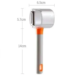 Auslaufsicherer Gemüse- und Obstschäler – Einfache Aufbewahrungslösung für die Zubereitung