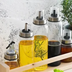 Auslaufsicherer Glasspender – langlebige Öl- und Essigflasche