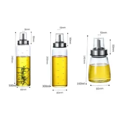 Auslaufsicherer Glasspender – langlebige Öl- und Essigflasche