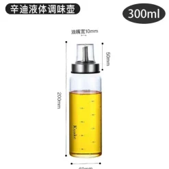 Auslaufsicherer Glasspender – langlebige Öl- und Essigflasche