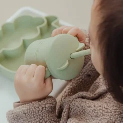 Auslaufsicherer, süßer Baby-Futterbecher