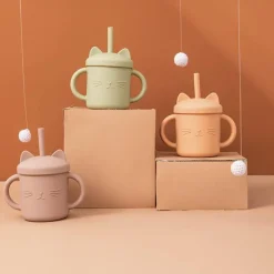 Auslaufsicherer, süßer Baby-Futterbecher