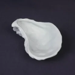 Austernförmiger Keramikteller - Dekorative Muschelschale