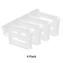 Ausziehbare Kühlschrankregal-Organizer – 4-teiliges Trenner-Set für einfache Aufbewahrung