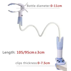 Ausziehbarer Babyflaschenhalter-Clip – verstellbares Fütterungszubehör