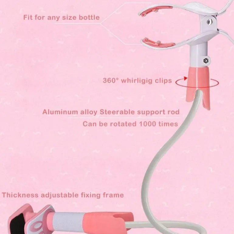 Ausziehbarer Babyflaschenhalter-Clip – verstellbares Fütterungszubehör