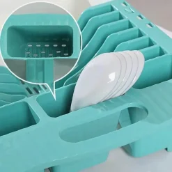 Ausziehbarer Geschirrständer – platzsparender Küchen-Organizer