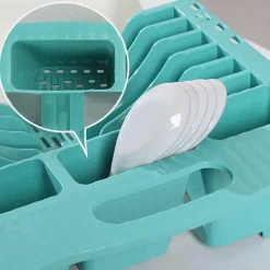 Ausziehbarer Geschirrständer – platzsparender Küchen-Organizer