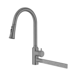 Ausziehbarer Regenwasser-Küchenhahn – Modernes Wasserfall-Design