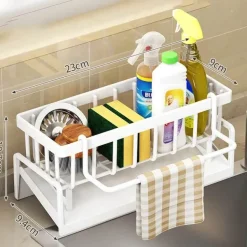 Ausziehbarer Spülbecken-Organizer – Einfache Aufbewahrungslösung für die Küche