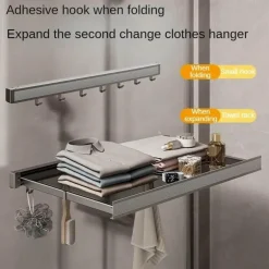 Ausziehbarer Wäscheständer – platzsparender Organizer