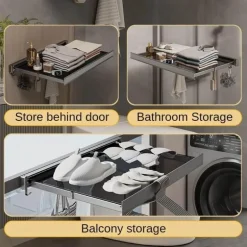 Ausziehbarer Wäscheständer – platzsparender Organizer